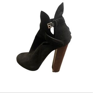 Celine Suede Heeled Booties Size 39